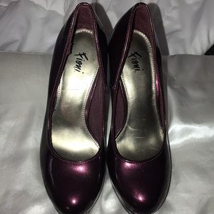 Burgundy heels
